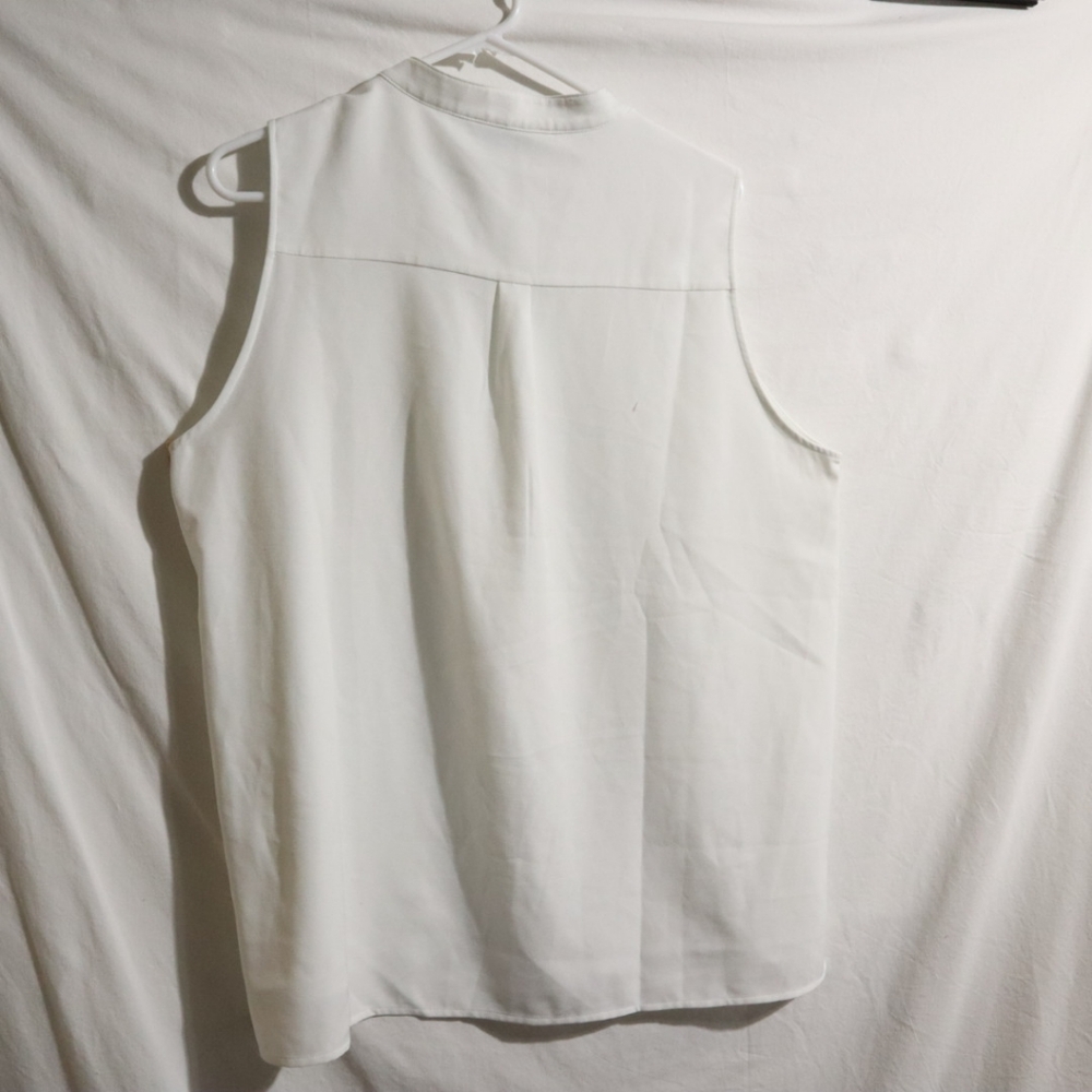 Spank White Sleeveless Top 21061R - Picture 6 of 11